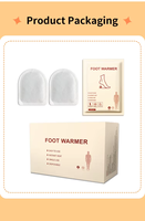 Chauffe-pieds jetables longue durée activés par l'air, sûrs et efficaces – Patchs chauffants pour les pieds
