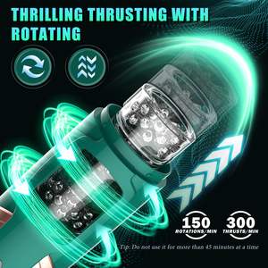 ジョイハブアプリ制御、推進回転式電動ポケットプッシー、男性用オナニーストローカー、AI同期マスターベーター、大人用セックストイ（男性向け） - Product Image 5