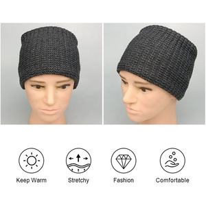 علامة تجارية خاصة فارغة تطريز الكبار سميكة الخريف مصمم مستوحاة من ربطة الرأس متماسكة مع الصوف الشتاء اسم العلامة التجارية الفاخرة الرجال - Product Image 2