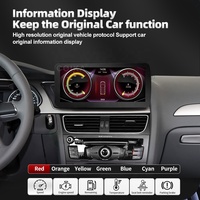 Lecteur multimédia 10.25 pouces BT WIFI 4G Google Car Display Android Car Stereo pour Audi A4 B8 A5 2009-2016