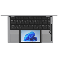 Laptop Bisnis Intel Baru Harga Super Murah, Layar Ganda 15,6 inci + 7 inci, Windows 11 Pro, SSD, Layar Sentuh IPS