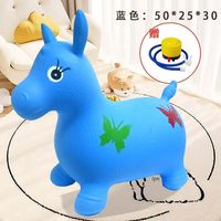 Vente directe d'usine, 5 couleurs différentes, jouet cheval gonflable pour enfants de 2 à 13 ans