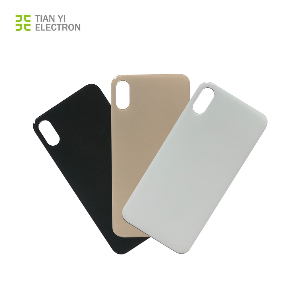 Замена задней стеклянной панели для iPhone X XS MAX, Задняя стеклянная крышка батарейного отсека, задняя крышка корпуса