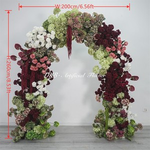 DKB Artificial Silk <b>Flowers</b> Factory Wholesale High Quality Wedding Customizable <b>Flower</b> Arch Eco-Friendly Durable Wedding Decor - Product Image 2