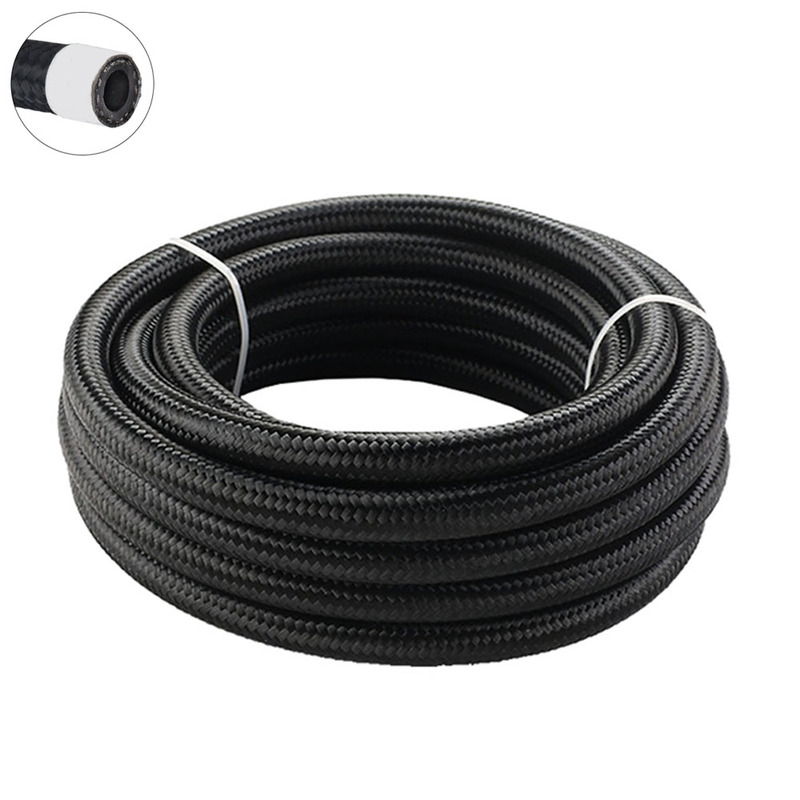 Haofa NBR CPE Black Nylon Braided
