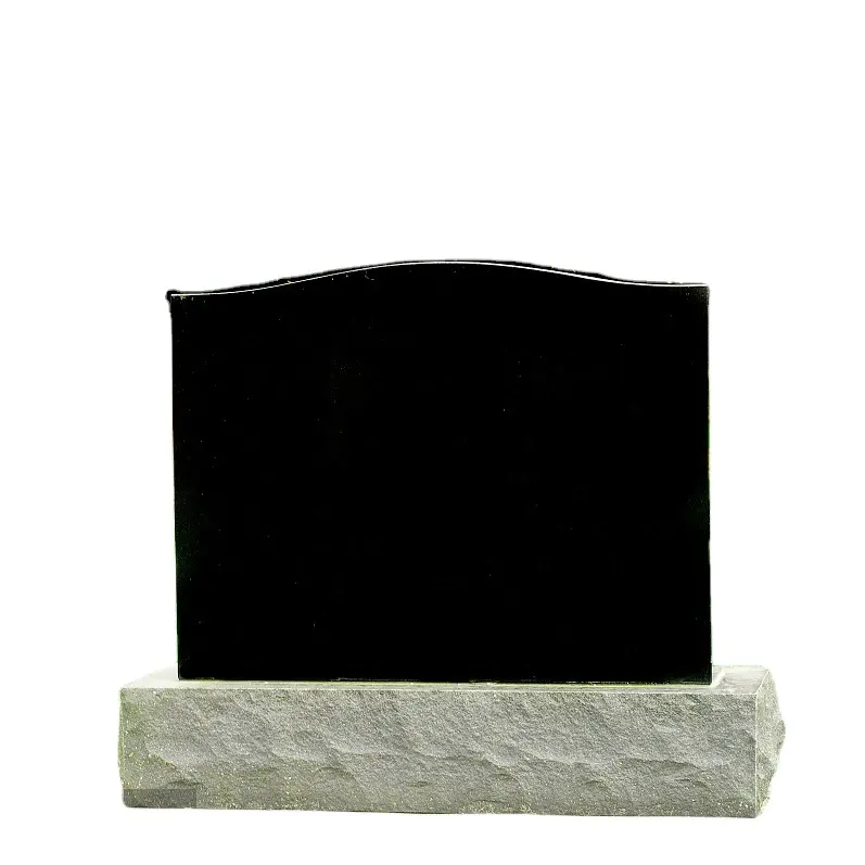 사용자 정의 디자인 주stone 돌 기념물 중국 검은 화강암 주stones 돌 묘비와 기념물