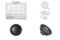 Haut-parleur miniature 3Ω 5W à gamme complète, unité de haut-parleur en métal de 48 mm, accessoires pour haut-parleurs intelligents et appareils portables