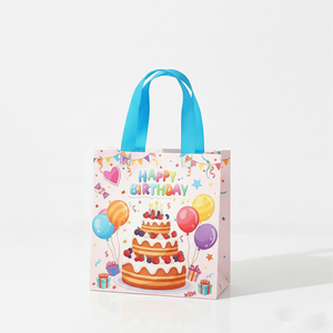 Sac fourre-tout réutilisable personnalisé en non-tissé pour Noël, anniversaires, fêtes, sacs de courses écologiques pour promotion, exposition, événements, cadeaux - Product Image 5