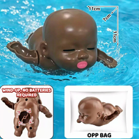 Yun Fantasy Swimming Ugly Dolls Authentic Black Doll Pool & Bath Toy Wind-Up Prank Zhejiang Made Small for Ages 14+