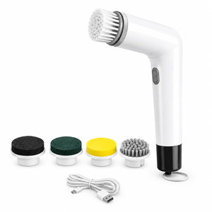 Cepillo de Limpieza Eléctrico Multifuncional 4 en 1, Cepillo Giratorio Inalámbrico USB Automático, Cepillos para Limpiar Zapatos, Herramienta de Limpieza para Cocina - Product Image 1