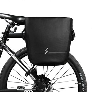 Lourd étanche à la pluie Durable vélo Roll Top <span class=keywords><strong>sacoche</strong></span> sac <span class=keywords><strong>porte</strong></span>-bagages voyage vélo selle arrière sac pour Touring navettage - Product Image 1