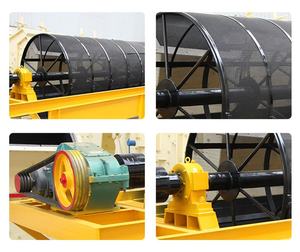 Équipement de traitement minier de haute capacité 160 avec tamis rotatif à tambour ZOOMJO, pompe et moteur, composants essentiels - Product Image 4