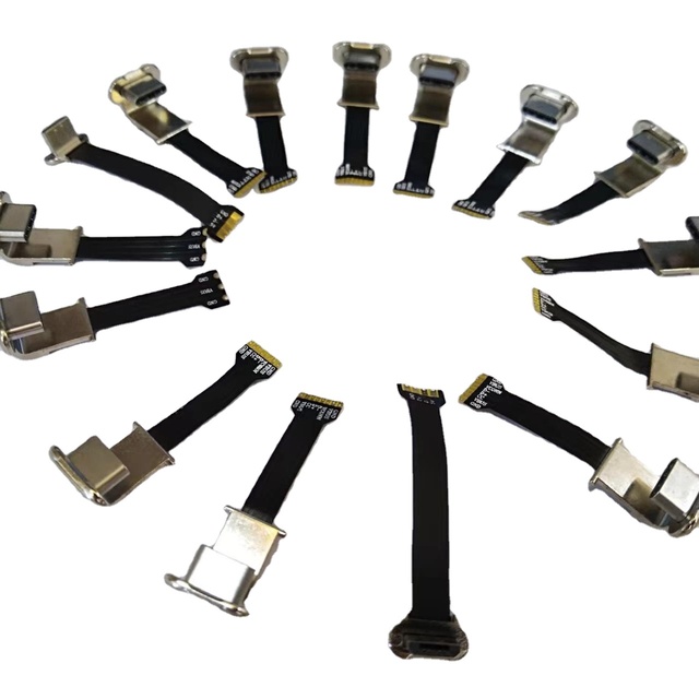 USB 3.1 Type C Fpc Cable Black PVC Ce Micro Usb Charger Standard Micro Camera for Cell Phones Stock Cable Micro Usbl Nylon Braid