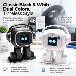 Jouet <span class=keywords><strong>robot</strong></span> intelligent EMO PET AI avec yeux dynamiques, interaction vocale, cadeau d'anniversaire éducatif, peluches intelligentes avec <span class=keywords><strong>IA</strong></span> - Product Image 2