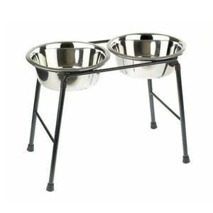 High Quality Stainless Steel Bowl <b>Stand</b> Durable Stylish Round Design Pet Feeding Pets Feeder Bowls for <b>Dogs</b> and Cats and More - Product Image 3