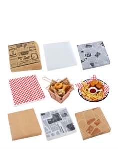 Papel de Envolver Alimentos para Hamburguesas y Sándwiches, Recubierto de PE, Ecológico, Impreso, Resistente a la Grasa, Blanco Mg, Recubierto por una Cara - Product Image 1