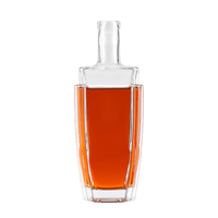 Emballage personnalisé, 750 ml, 700 ml, 500 ml, bouteille en verre, bouteille de vin, bouteille d'alcool, bouteille de whisky, bouteille de vodka, avec bouchon en liège