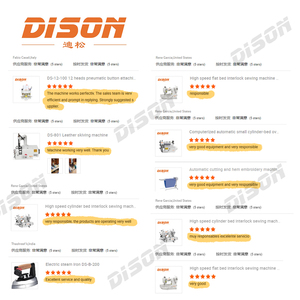 Nueva Máquina de Coser Industrial DISON DS-1510D-7 de Brazo Largo, Una Aguja, Arrastre Compuesto, Puntada de Seguridad, con Enhebrado Automático y Motor de 220V - Product Image 3