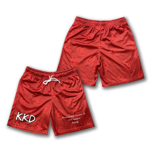 Wholesale Streetwear <b>Shorts</b> Custom Polyester Mesh Street Letter Sublimation <b>Men</b> Basketball <b>Shorts</b> - Product Image 2