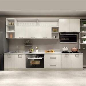 रसोई कैबिनेट पेंट्री और द्वीप के साथ संयुक्त राज्य अमेरिका के साथ सिंक चमकदार रसोई कैबिनेट - Product Image 1