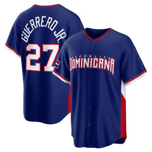 Camiseta de Béisbol Cosida del Clásico Mundial Dominicano 2026, Fernando Tatis Jr, Juan Soto, <span class=keywords><strong>Julio</strong></span> Rodríguez, Vladimir Guerrero Jr, Tallas S-3XL - Product Image 5