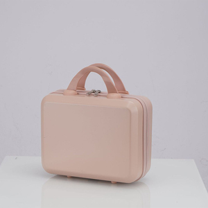 Valigetta per Trucchi in Plastica Monocolore Semplice con Cerniera, Portatile e Ripiegabile per Donne - Product Image 6