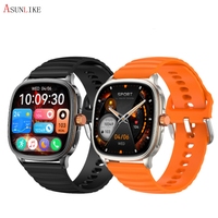 HK73 montre intelligente 1.73 pouces écran AMOLED BT appelant NFC surveillance de la santé sport montre intelligente pour hommes femmes