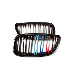 Rejilla central de ABS de doble listón para <span class=keywords><strong>BMW</strong></span>, rejilla delantera de riñón doble, modelos Serie 3, E92, E93, <span class=keywords><strong>335i</strong></span>, M3, GTS, <span class=keywords><strong>2006</strong></span> + - Product Image 6