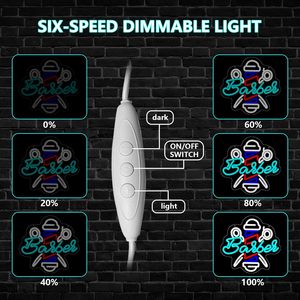 Barbershop neon LED indoor hanging ambient light hair salon <b>sign</b> wall decoration light entrance indicator light luminous <b>sign</b> - Product Image 4