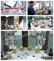 Machine de capsulage et d'emballage automatique CE de haute qualité pour bocaux en métal et plastique, couvercles en verre, bouteilles et bloqueurs de bouchons