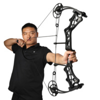 Arc à poulies Chiye en aluminium, force de traction réglable 40-70 lbs, longueur de tir 27-32 pouces, pour le tir à l'arc, la chasse et le tir sur cible