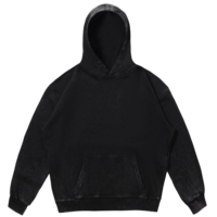 Sweat à capuche streetwear vintage de haute qualité avec logo personnalisé, effet délavé, coupe oversize, grandes tailles pour hommes