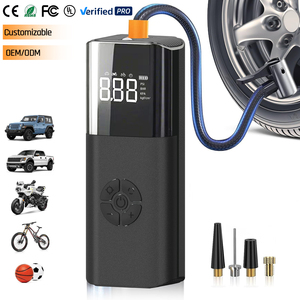 ポータブル150PSIエアコンプレッサー正確な圧力LCDディスプレイタイヤインフレーターカーオートバイ自転車用ワンクリックスマートポンプ詳細 - Product Image 1