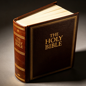 <span class=keywords><strong>Bible</strong></span> de luxe imprimée – <span class=keywords><strong>Bible</strong></span> KJV Premium à caractères géants en anglais – Impression de livre biblique avec dorure à chaud - Product Image 1