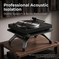 Support d'enceinte HIFI, socle d'enceinte tout en métal en alliage d'aluminium pour équipement audio-vidéo domestique et home cinéma