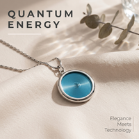 Collier quantique à ions négatifs EMF, pendentif en verre Bio Disc, énergie scalaire, énergie quantique Chi 2, design tendance, meilleur prix
