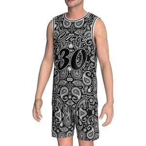 Maillot de basket sans manches à motif Paisley, léger et confortable, vêtement de sport pour le jeu professionnel, gilet de basket - Product Image 4