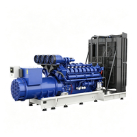 Générateur diesel industriel monophasé 1000 kW à châssis ouvert 50/60 Hz avec télécommande automatique, portable pour chantier de construction