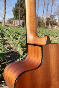Guitarra clásica eléctrica Aiersi <span class=keywords><strong>de</strong></span> caoba con cutaway, precio económico, en <span class=keywords><strong>venta</strong></span>. - Product Image 2