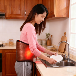 Bantalan pemanas inframerah perawatan kesehatan punggung bawah, sabuk pijat turmalin terapi batu panas penghilang rasa sakit bantalan pemanas inframerah - Product Image 1