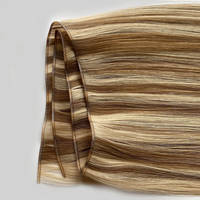 Extensions de luxe à l'aspect naturel, faciles à couper et à personnaliser, polyvalence sans effort, micro-trame Genius