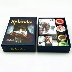 Wholesale Splendor Strategy Card Game Rigid High Luxury Card Family Party Custom Printing Most Popular Cards Board Game