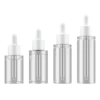 Flacon compte-gouttes en PETG mignon et compact pour soins de la peau, huile visage, sérum, huile essentielle – 20ml, 30ml, 40ml, 50ml