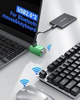 FORIDA HYD-6060B 3-Port USB 3.0/2.0 Adapter Hub Portable Port Splitter untuk Keyboard/Mouse/Hard Disk/U Disk/Kamera Hijau Buatan