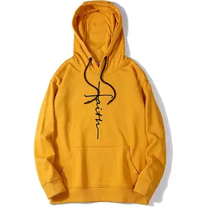 Out Look Unisex Kruis Geloof Hoodies Sweatshirts Casual Lange Mouw Grappige Grafische Trui Hooded Shirts Hoge Kwaliteit Aangepaste