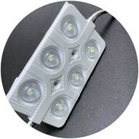 Boîte de rétroéclairage 6leds lentille 170 degrés 6w conception de lumière source de lumière grande taille modules de lumière led pour signes 3d
