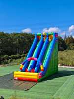 Toboggan gonflable géant personnalisé, grand toboggan sec, équipement de terrain de jeux gonflable commercial pour événements en plein air, amusement