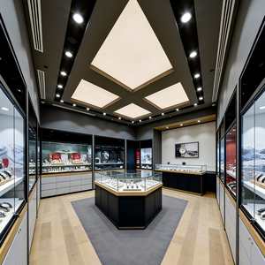 Vitrine murale moderne <span class=keywords><strong>pour</strong></span> bijoux et montres avec éclairage LED <span class=keywords><strong>pour</strong></span> les centres commerciaux - Product Image 5