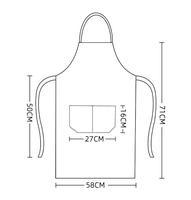 Uniformes de serveur élégants et uniformes de restaurant, tabliers et capes jetables pour salon, tablier imperméable résistant