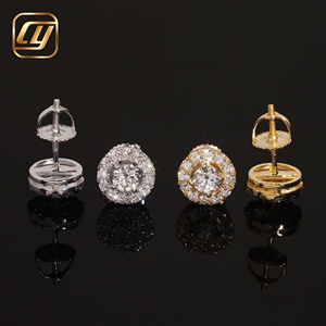 Pendientes de Diamantes Cultivados en Laboratorio con Corte VVS y Color D, Plata S925, Certificados por IGI, de Moda para Boda y Compromiso, Stock al por Mayor de Fábrica CHOYUE - Product Image 2